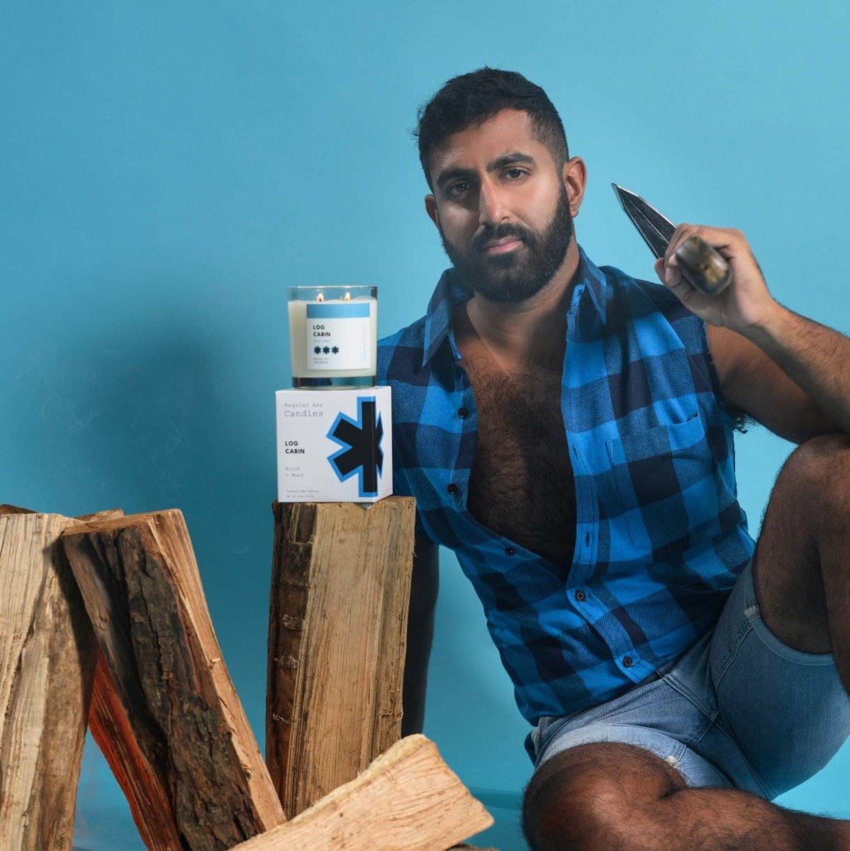 Regular Ass Candles - Log Cabin (Birch + Musk) Candle