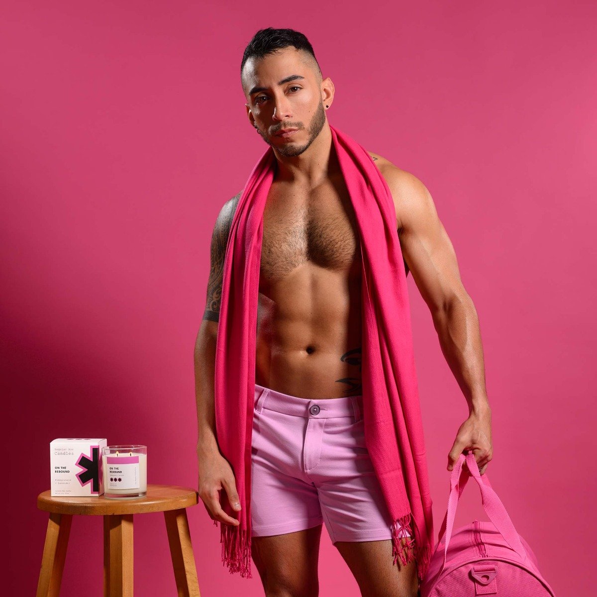 Regular Ass Candles - On The Rebound (Pomegranate + Lavender) Candle