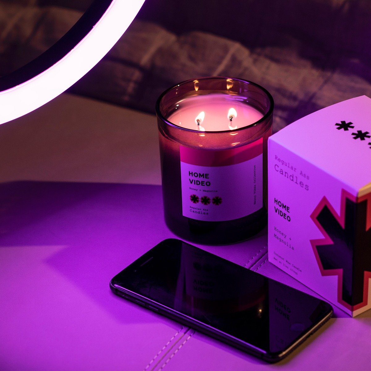 Regular Ass Candles - Home Video (Honey + Toffee) Candle