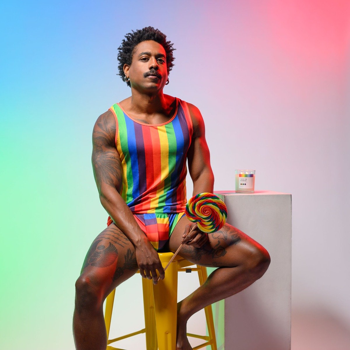 Regular Ass Candles - Taste the Rainbow (Red Currant + Pink Sugar) Candle