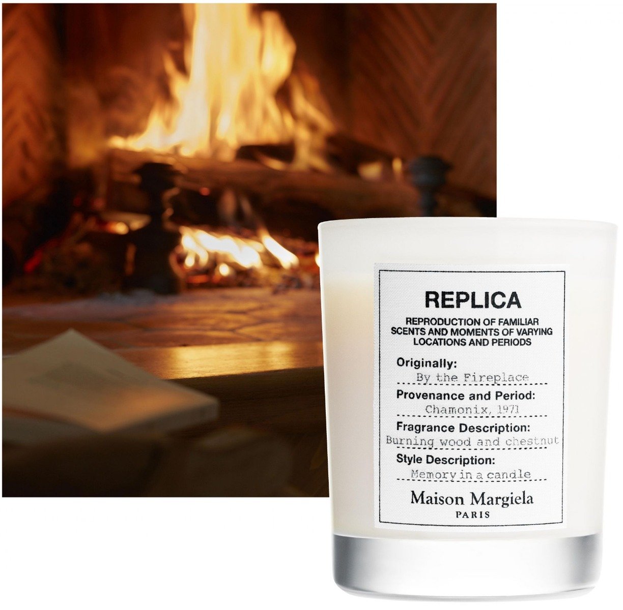 キャンドル Maison Margiela REPLICA Scented Candle Maison Margiela REPLICA By The Fireplace Scented Candle