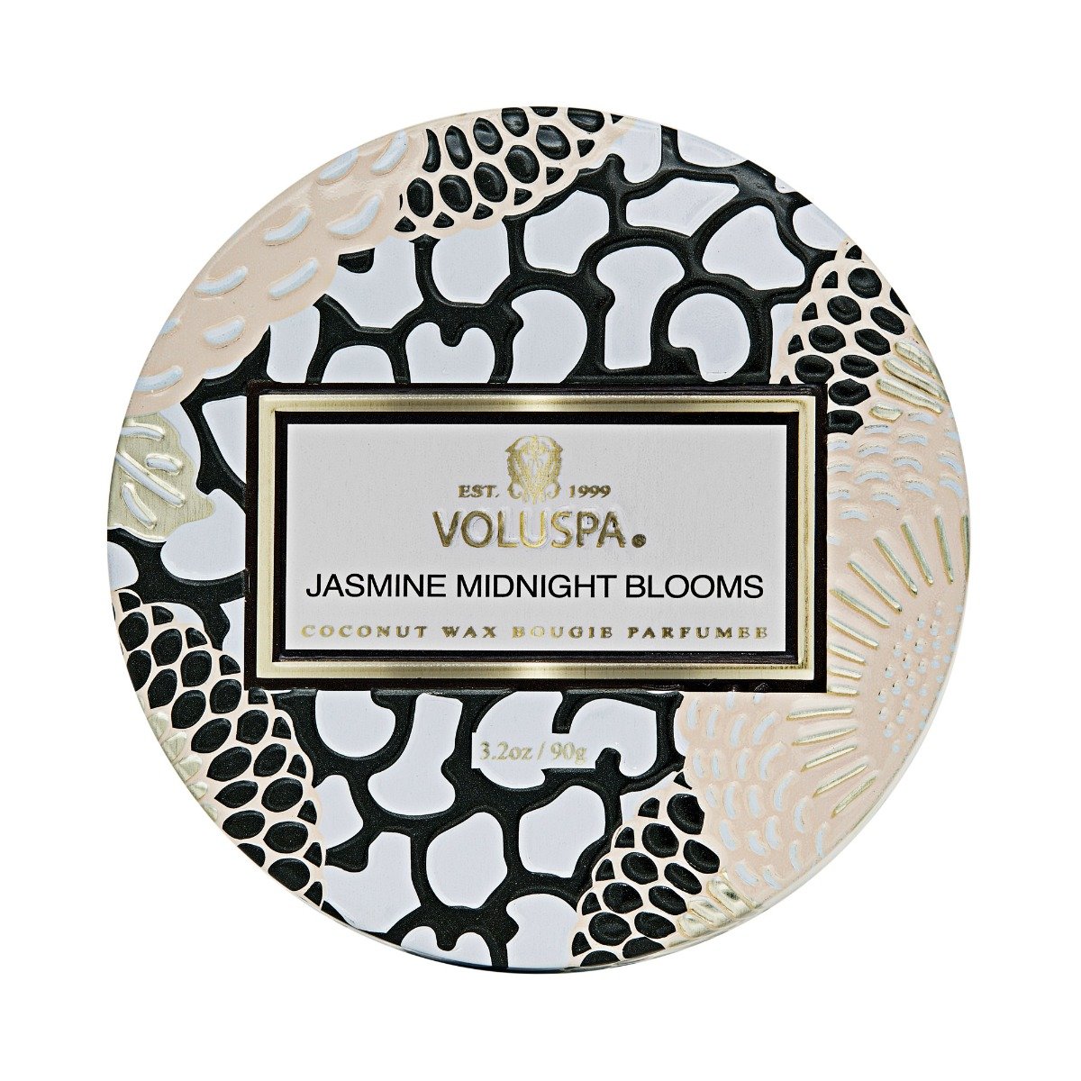 Voluspa - Jasmine Midnight Blooms Small Glass Jar Candle