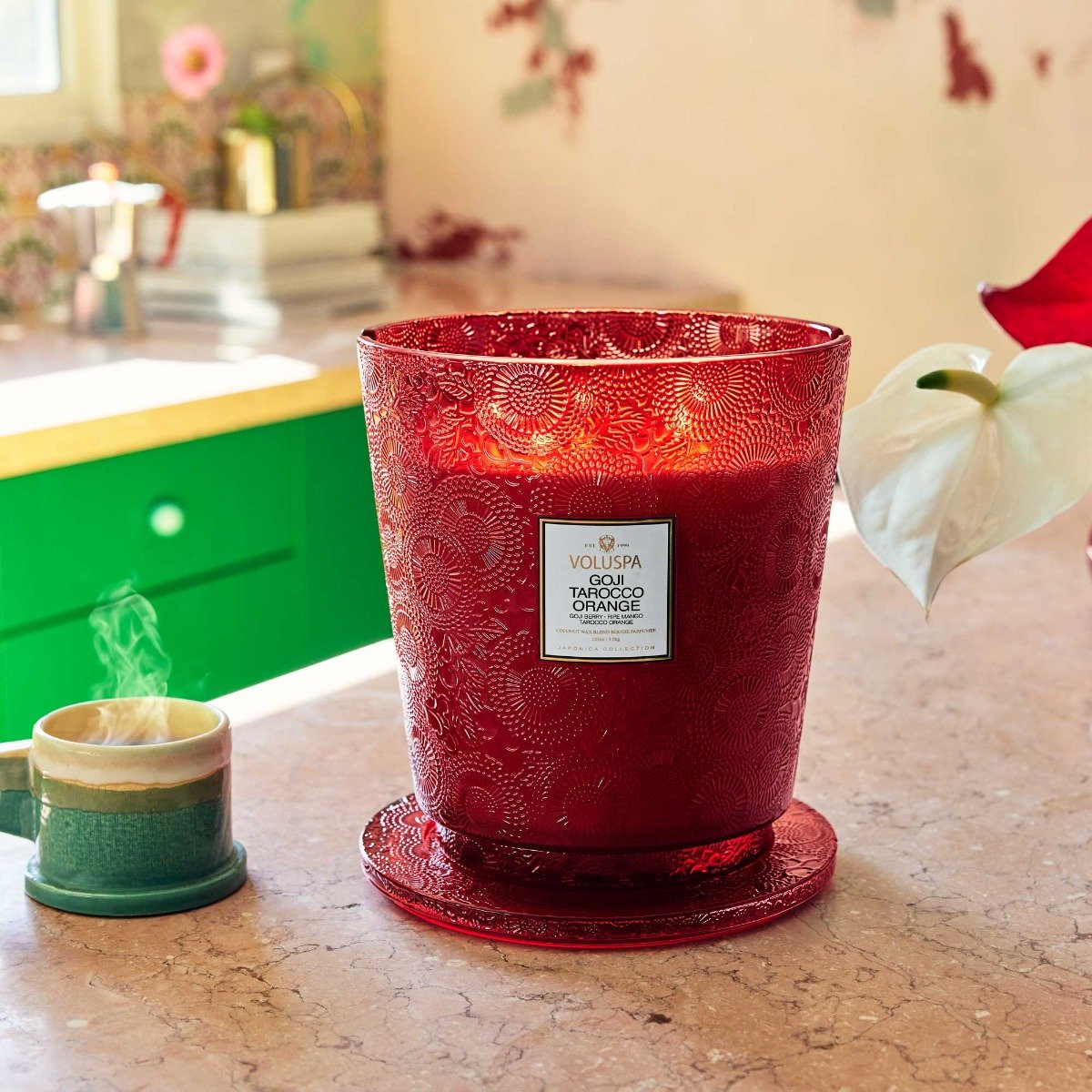 Voluspa - Goji & Tarocco Orange 5 Wick Hearth Candle