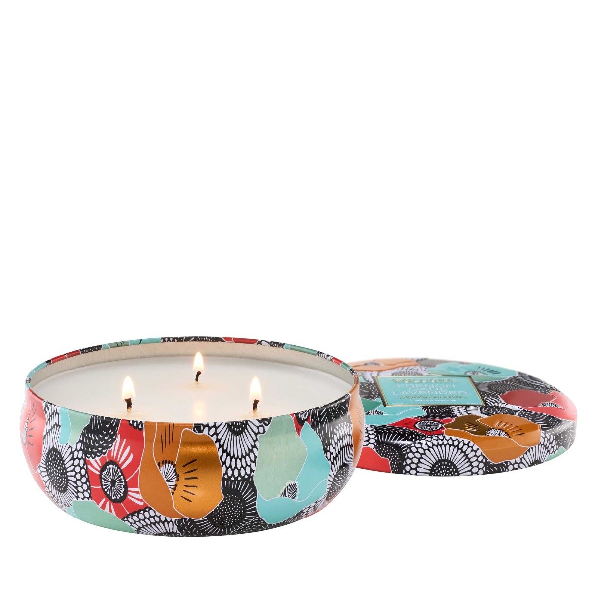 Voluspa - French Cade & Lavender 3 Wick Tin XXV Anniversary Candle