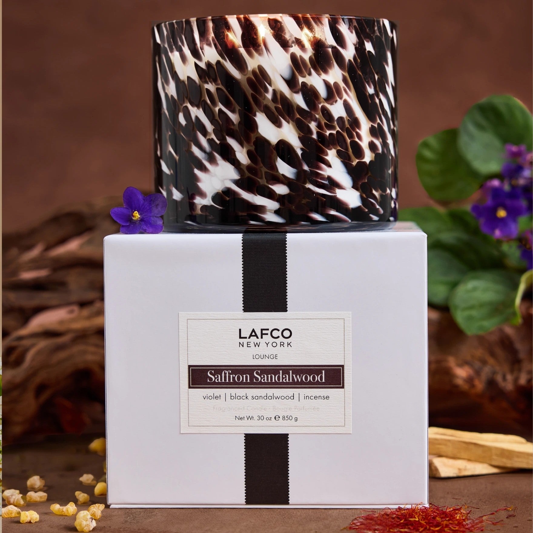 LAFCO - Saffron Sandalwood (Lounge) 3 Wick Candle