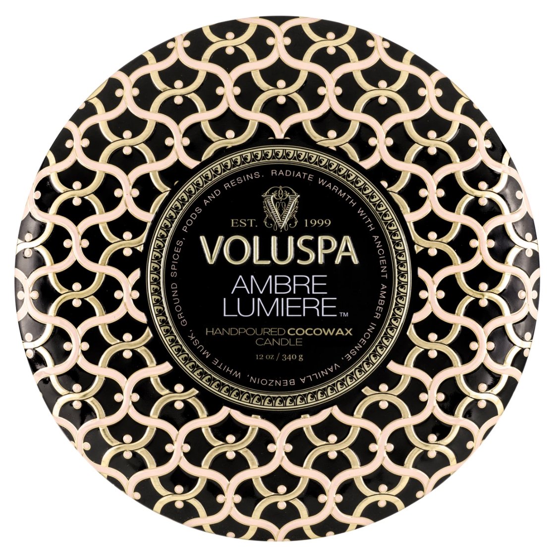 Voluspa - Ambre Lumiere 3 Wick Tin Candle