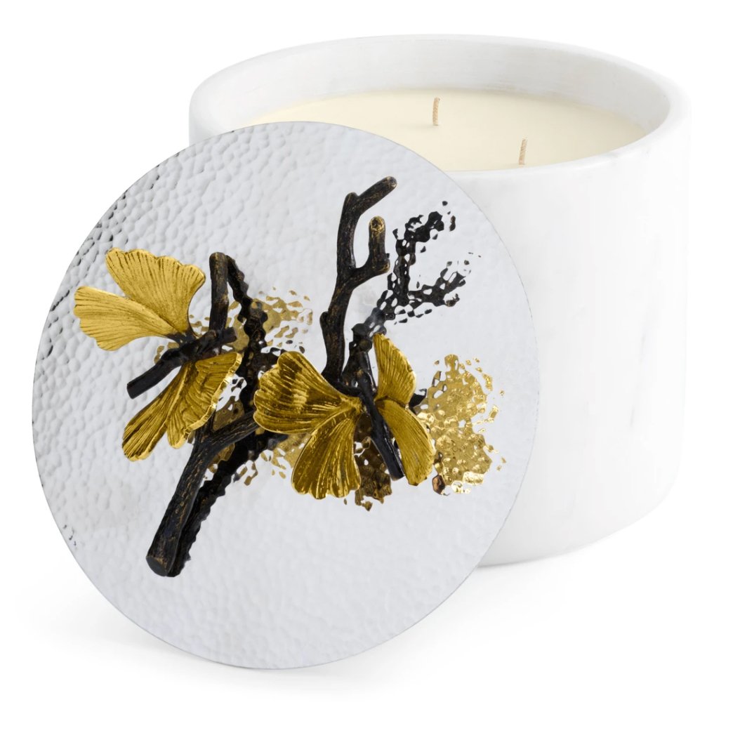 Michael Aram - Butterfly Ginko Large Marble Candle