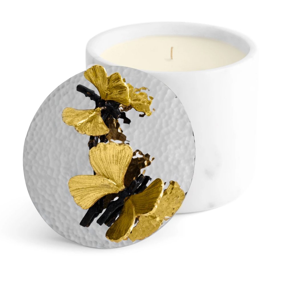 Michael Aram - Butterfly Ginko Small Marble Candle
