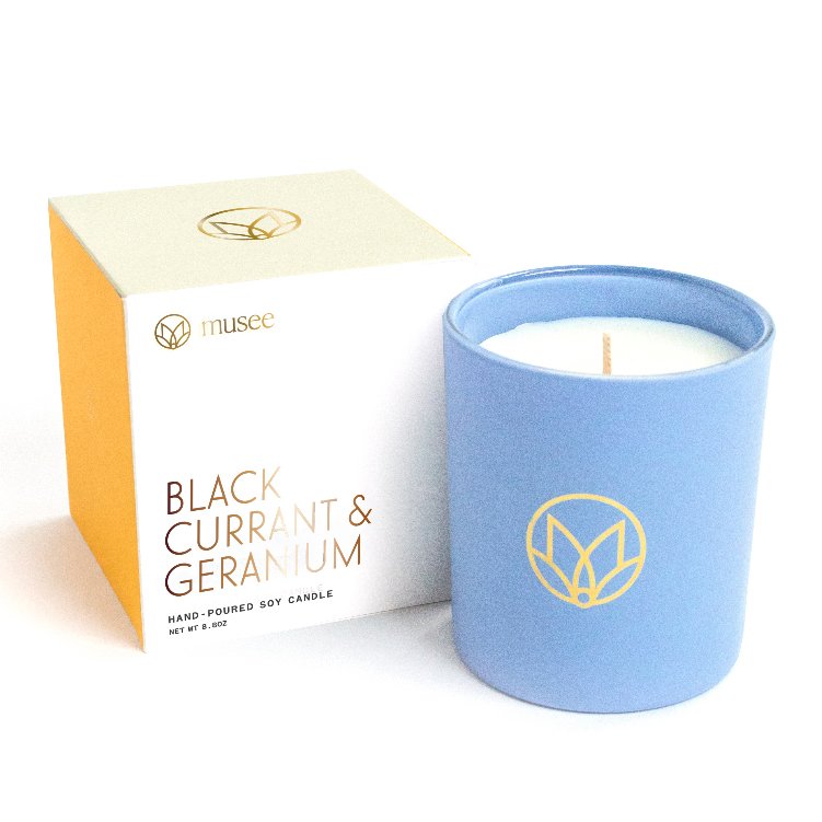 Musee - Black Currant & Geranium Candle
