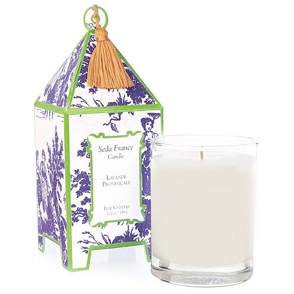 Seda France Lavande Provencale Toile Pagoda Candle - Thumbnail 3