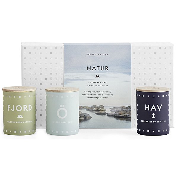 Skandinavisk -  Nature Candle Set