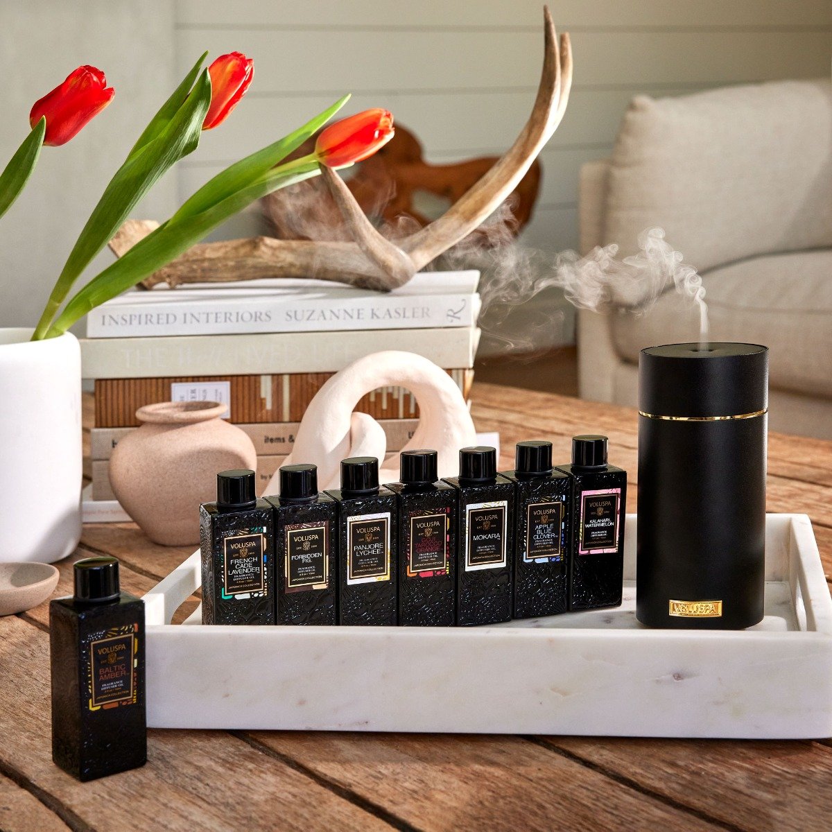 Voluspa - Ultrasonic Fragrance Oil Cordless Diffuser (Black)