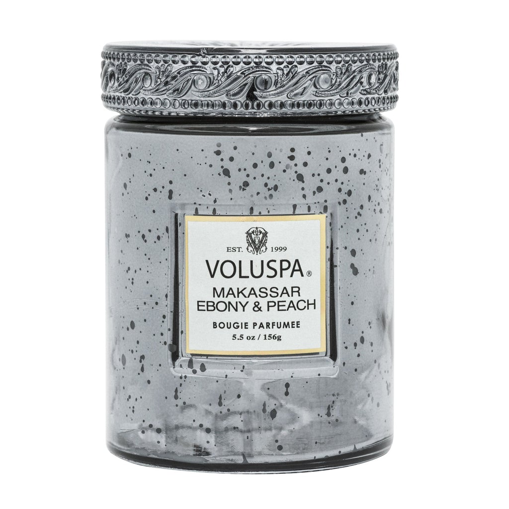 Voluspa - Makassar Ebony & Peach Small Jar Candle