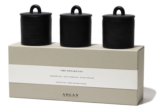 Adlan - The Speakeasy Trio Candle Set luxury scented candle gift