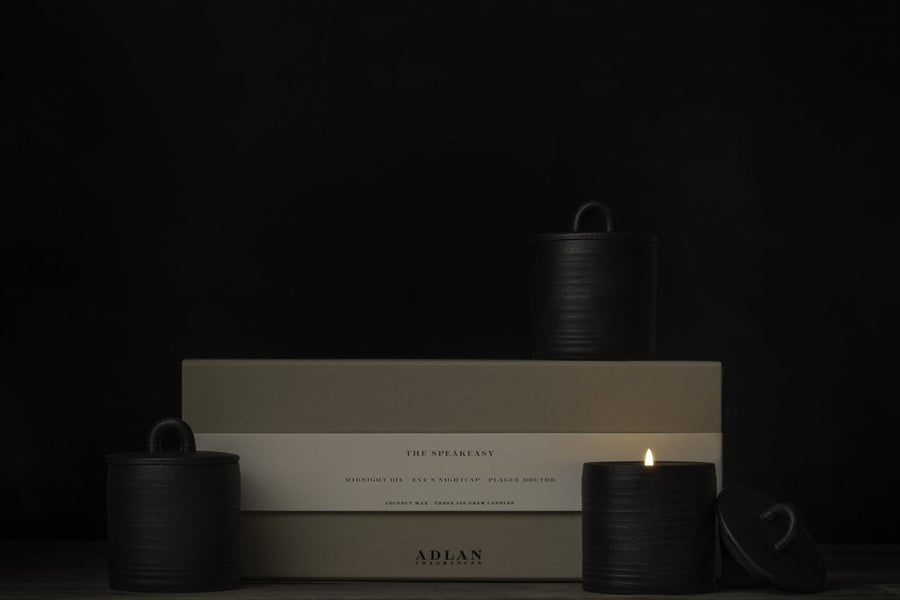 Adlan - The Speakeasy Trio Candle Set luxury scented candle gift
