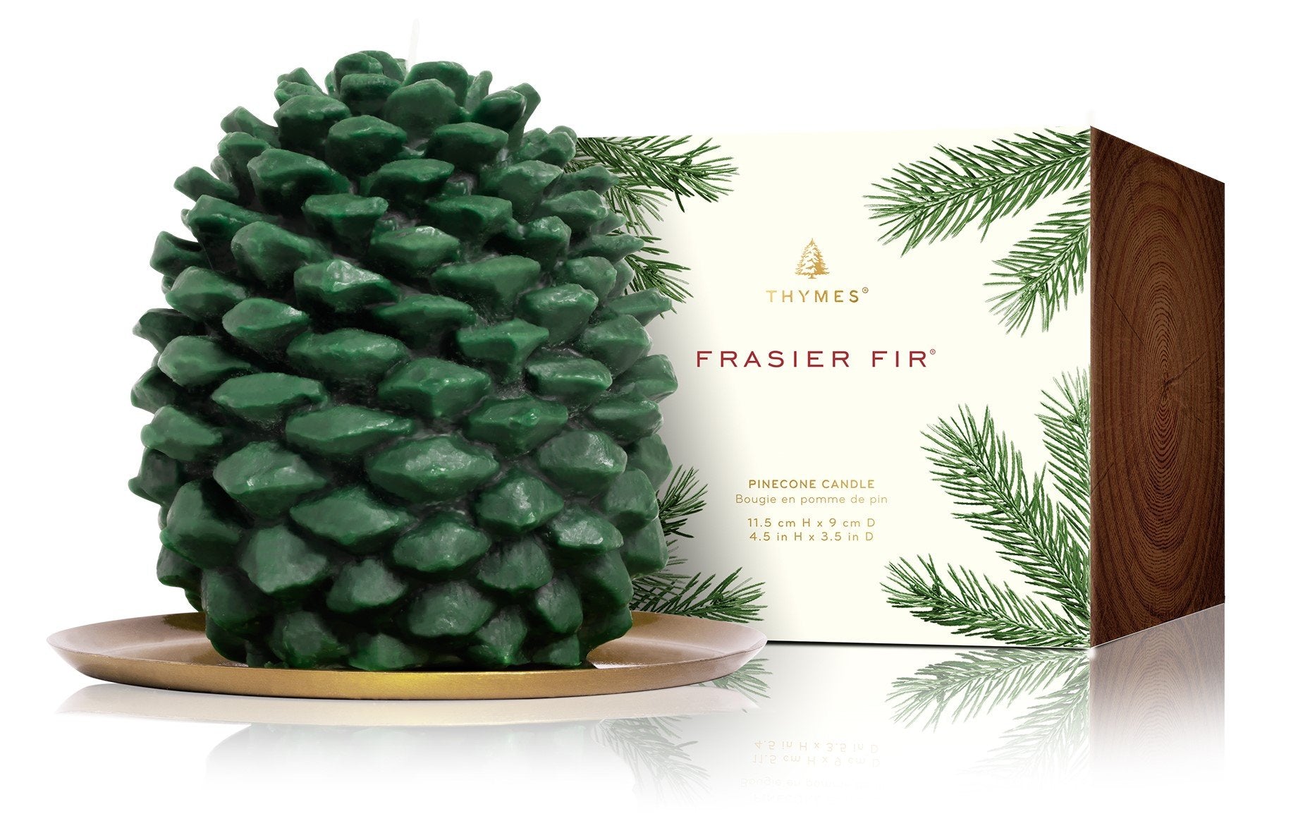 Thymes - Frasier Fir Petite Molded Pinecone Candle 