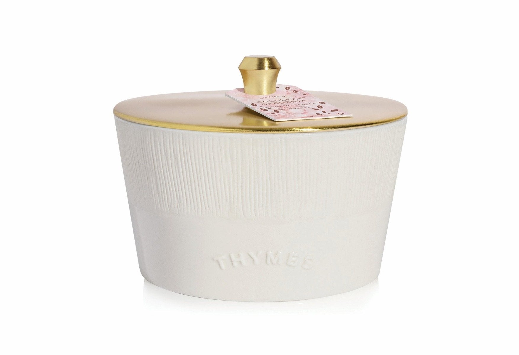 Thymes - Goldleaf Gardenia 3 Wick Statement Candle