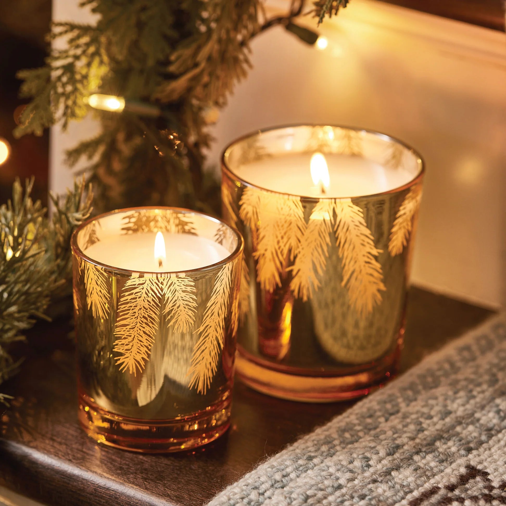 Thymes - Frasier Fir Gilded Candle 13oz.