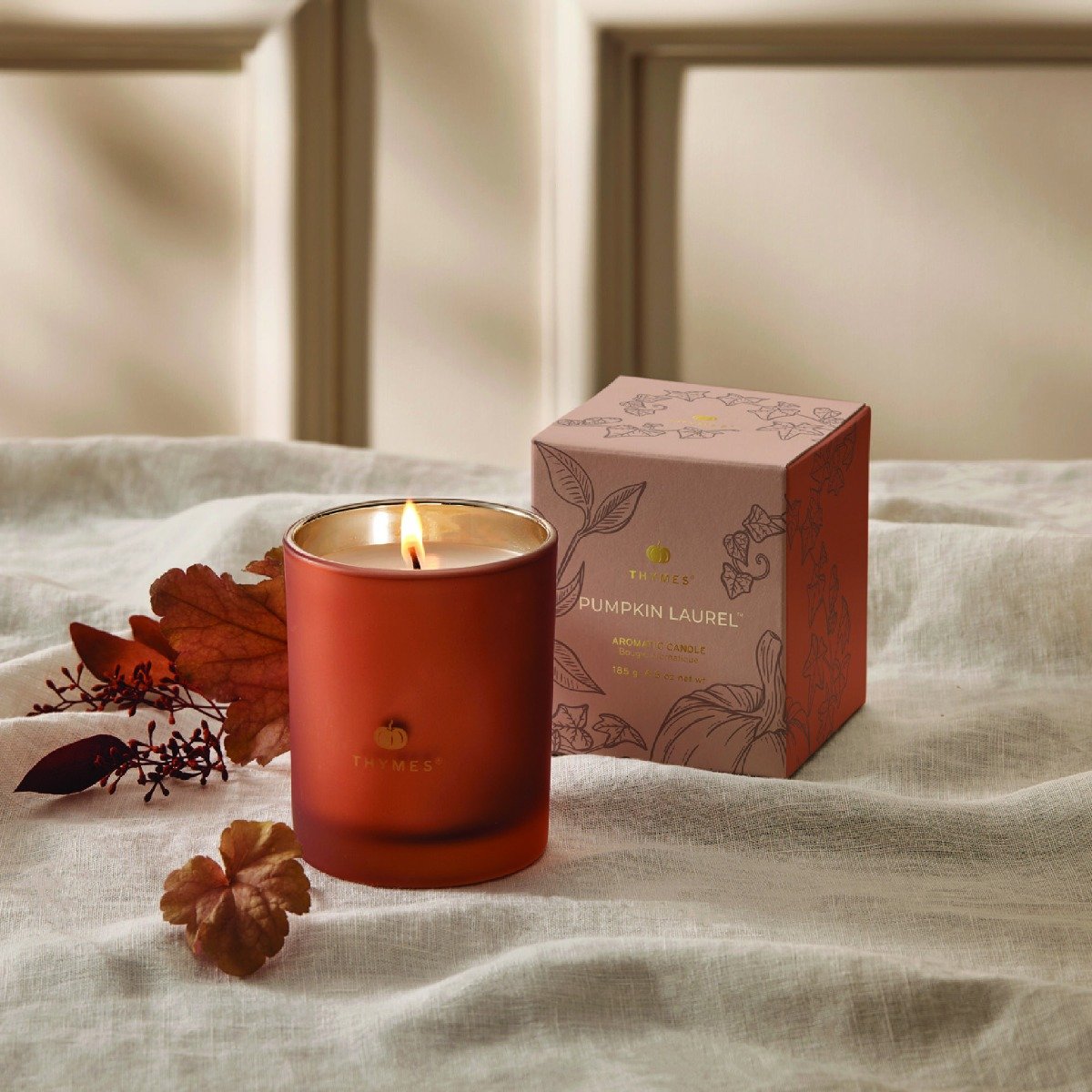 Thymes - Pumpkin Laurel Candle 