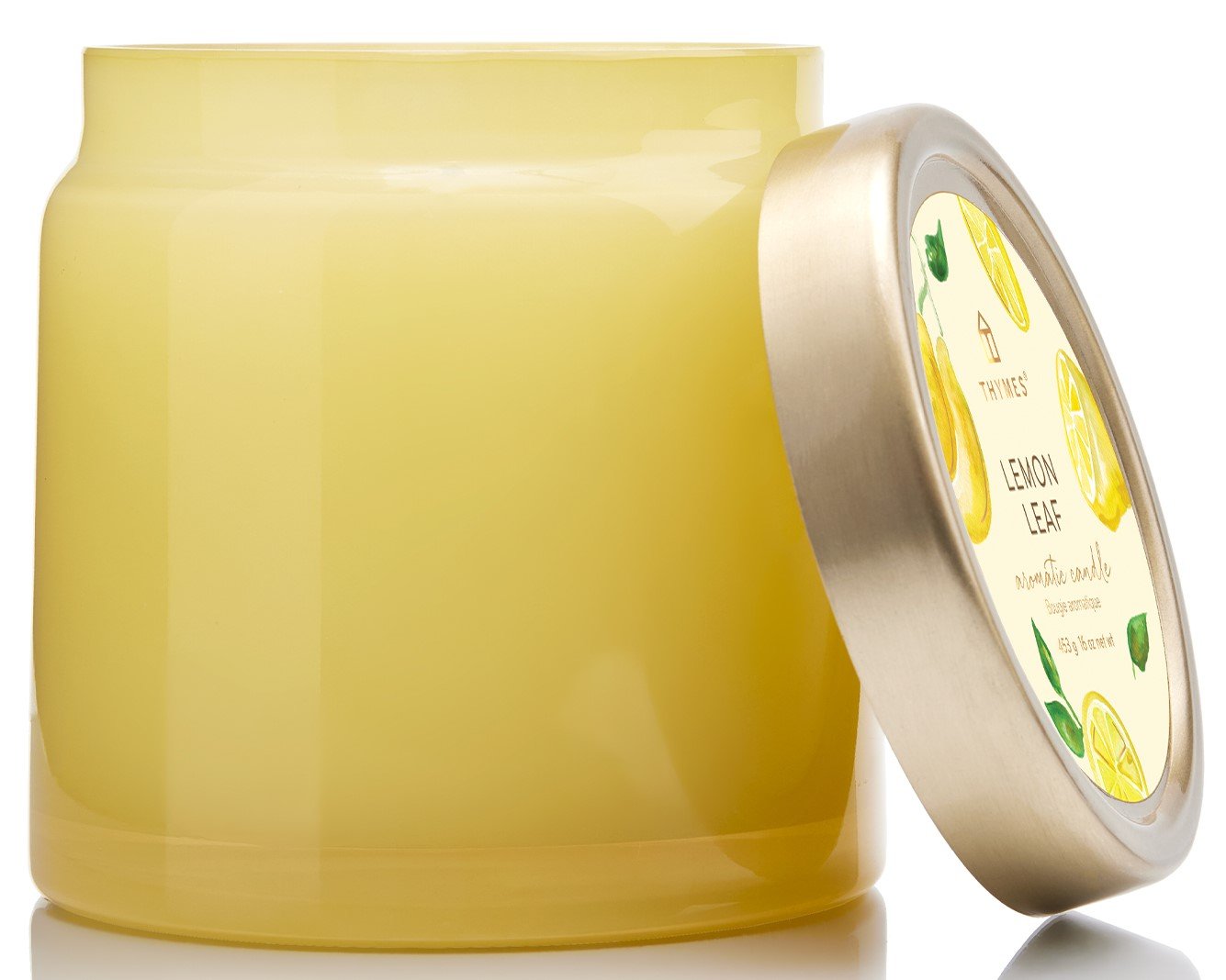 Thymes - Lemon Leaf Statement Candle