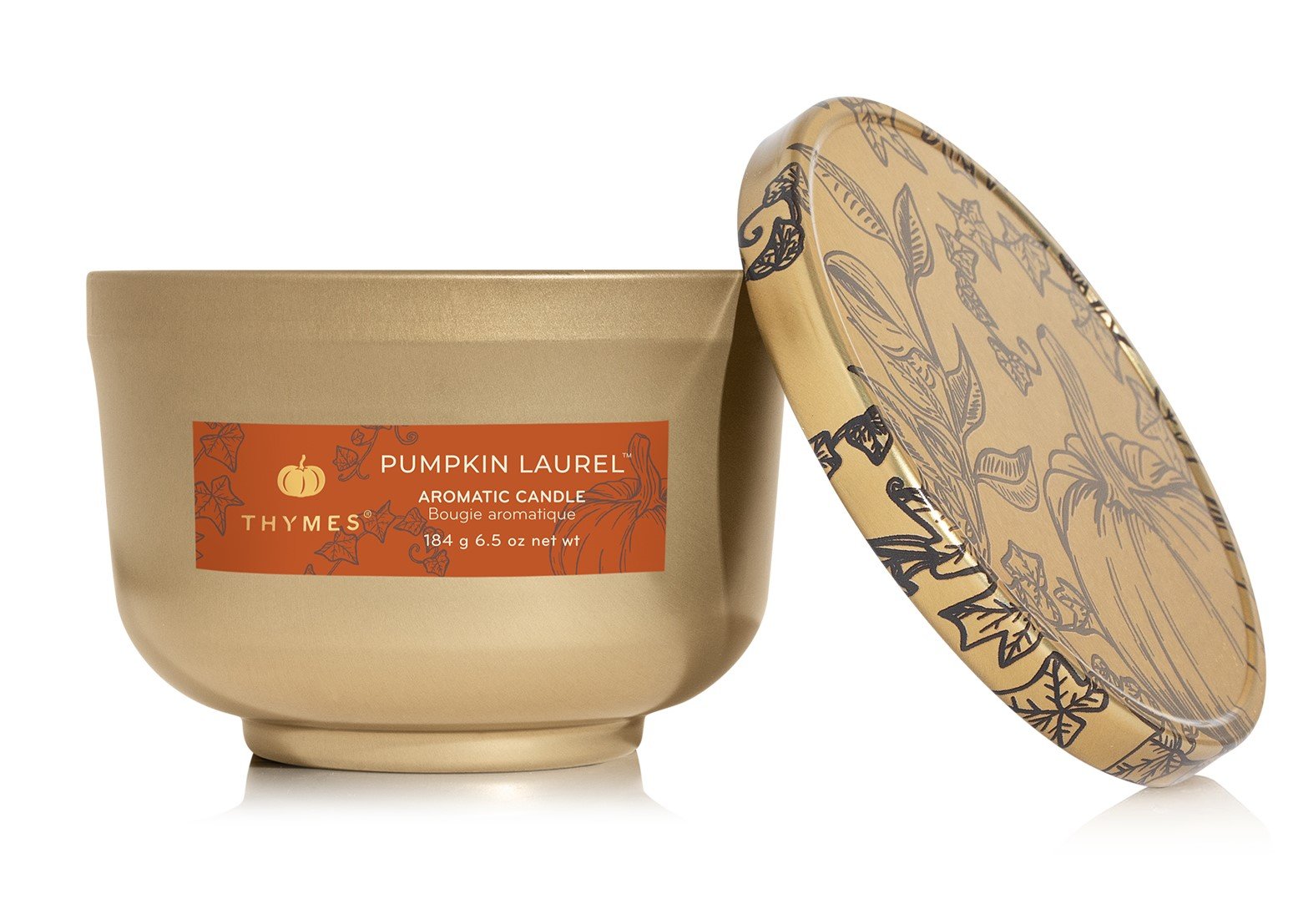 Thymes - Pumpkin Laurel Universal Tin Candle 