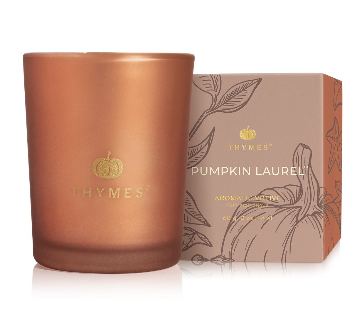 Thymes - Pumpkin Laurel Votive Candle 