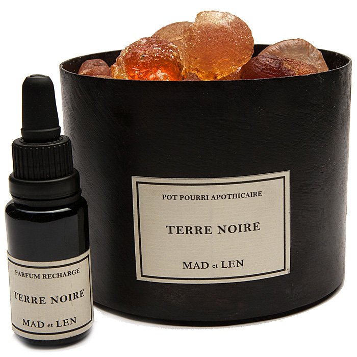 Mad et Len - Terre Noire Amber Resin Potpourri