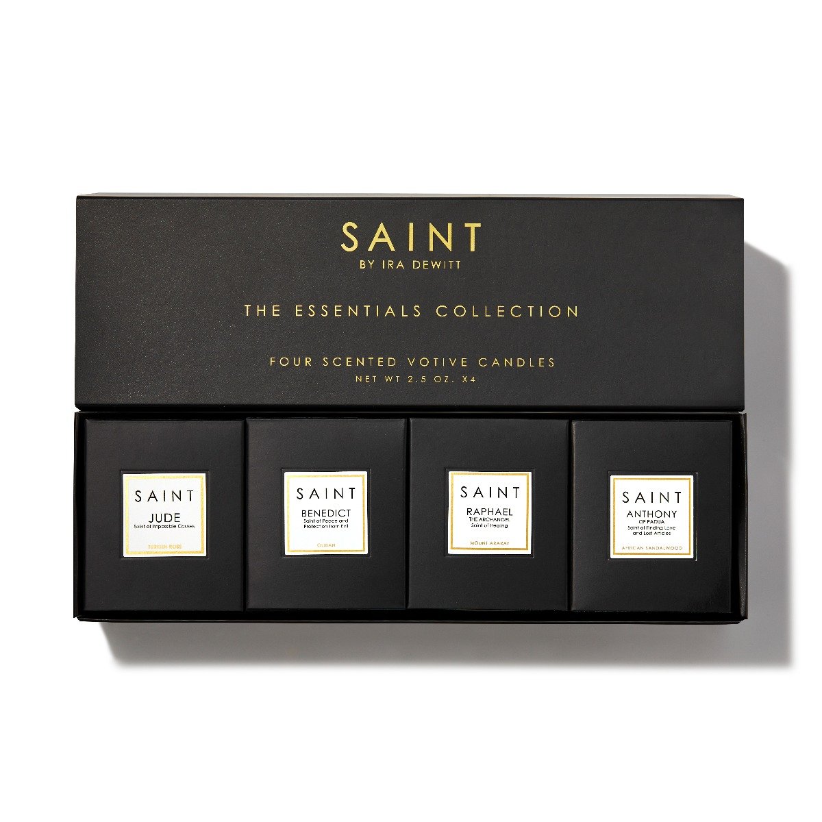 Saint -   The Essentials Collection 4 Votive Candle Set