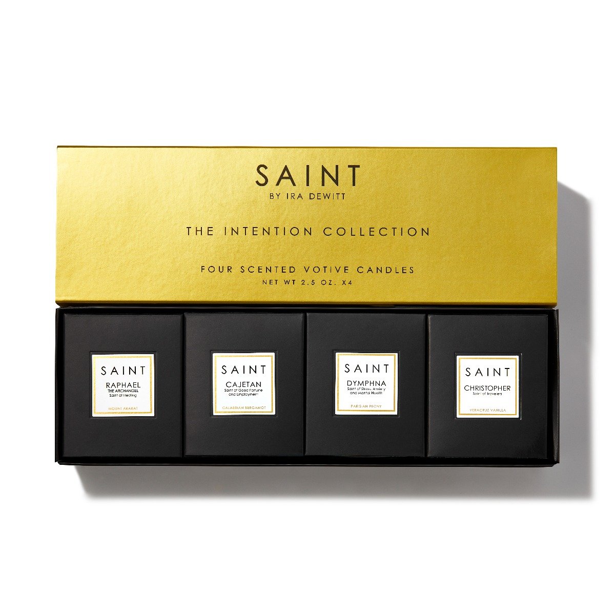 Saint -   The Intention Collection 4 Votive Candle Set