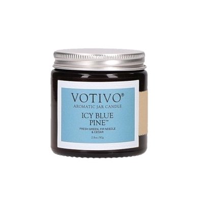 Votivo - Icy Blue Pine Small Jar Candle