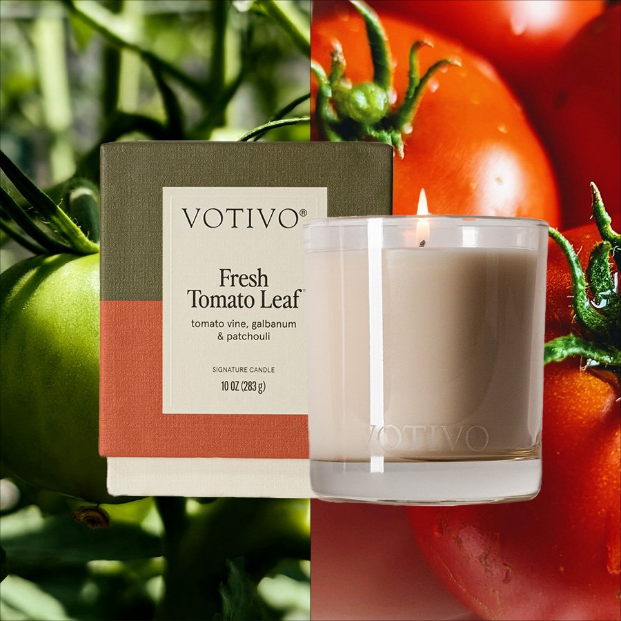 Votivo - Fresh Tomato Leaf Signature 10oz Candle
