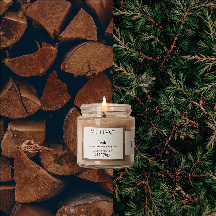 Votivo - Teak Discovery Candle