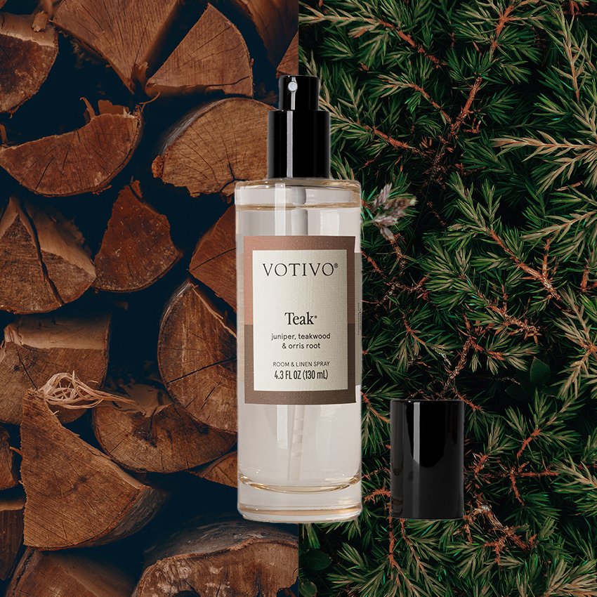 Votivo - Teak Room & Linen Spray