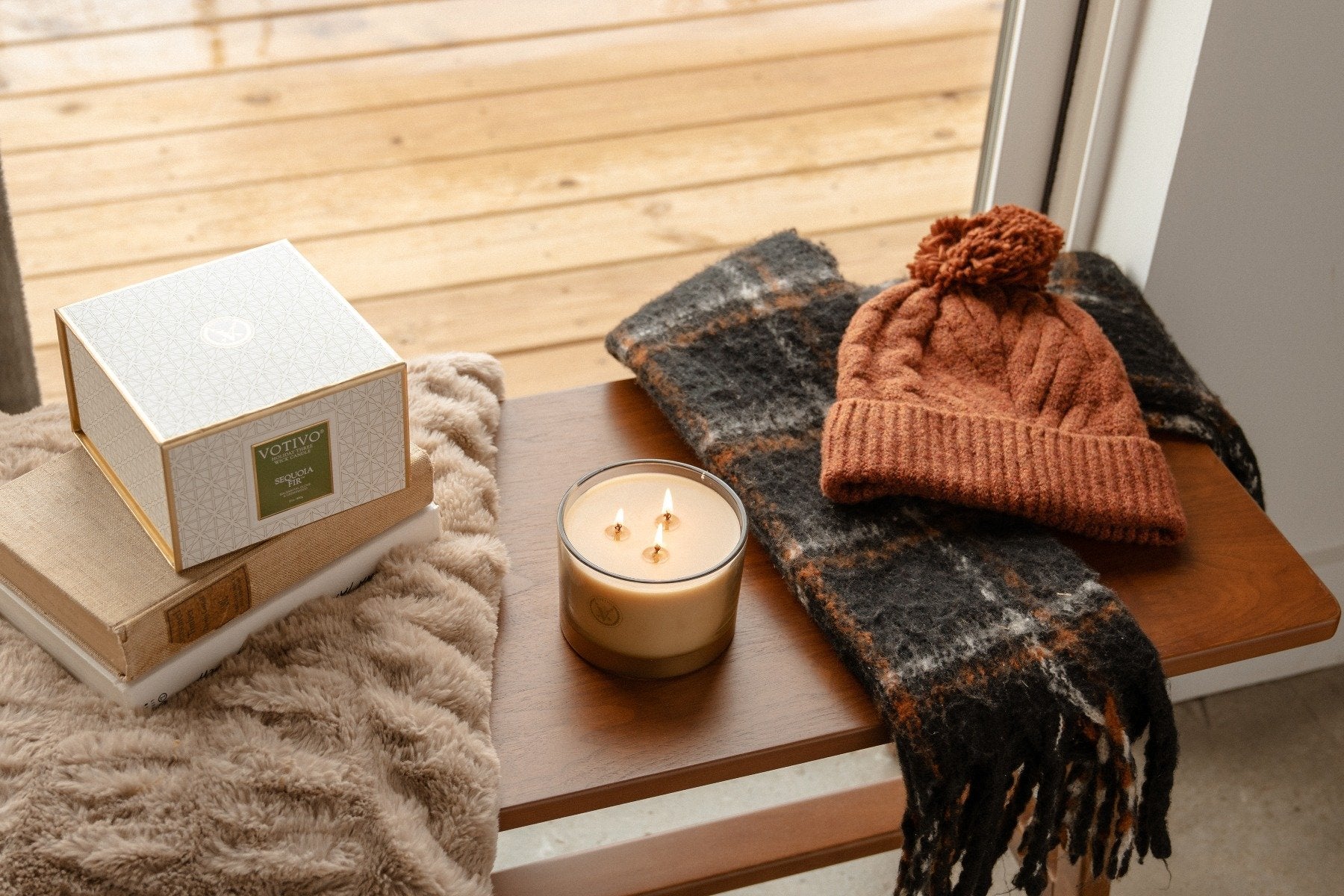 Votivo - Sequoia Fir 3 Wick Candle