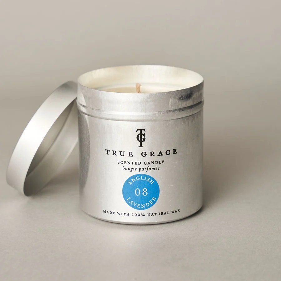 True Grace - English Lavender Tin Candle