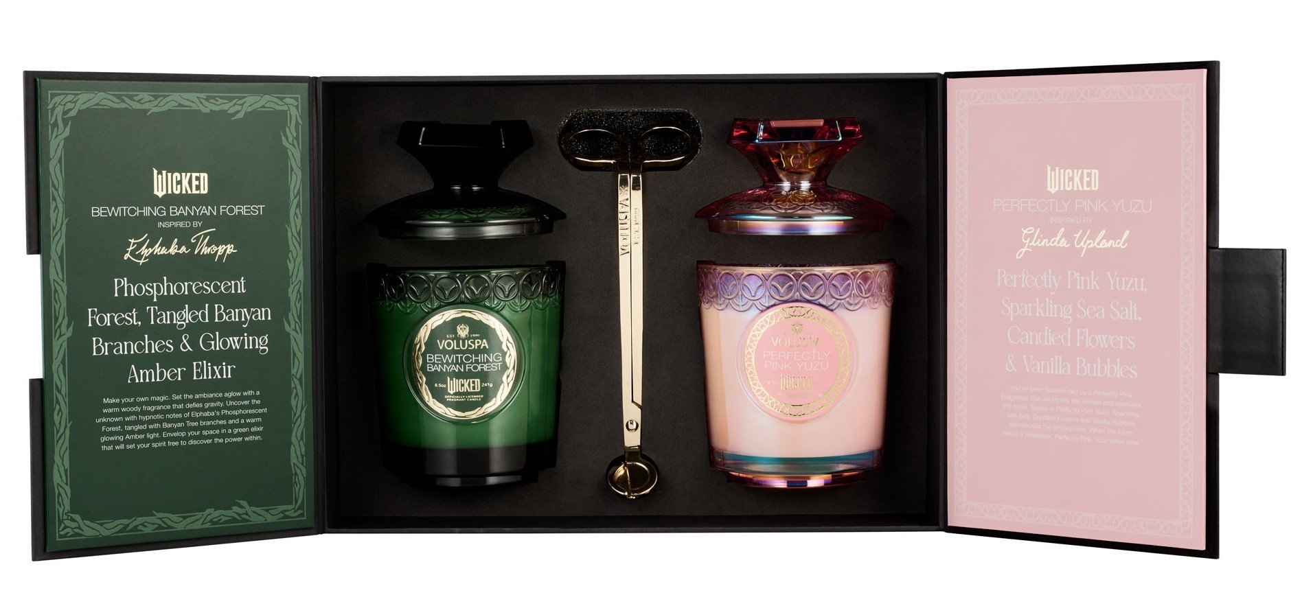 Voluspa - Pink Goes Good With Green Candle Duo Set (Wicked Collection)
