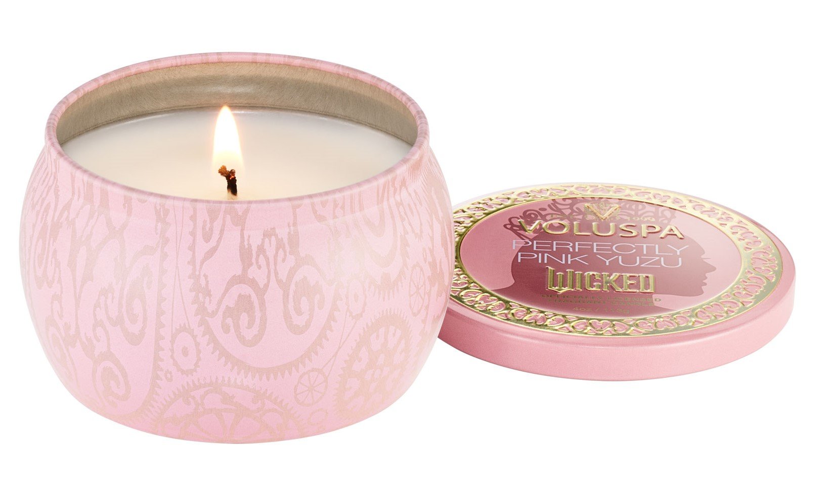 Voluspa - Pink Goes Good With Green Mini Tin Candle Set (Wicked Collection)