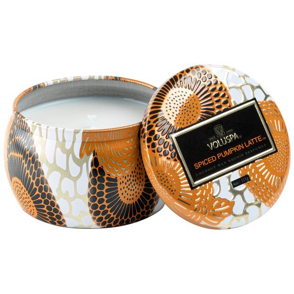 Spiced Pumpkin Latte Travel Tin Candle