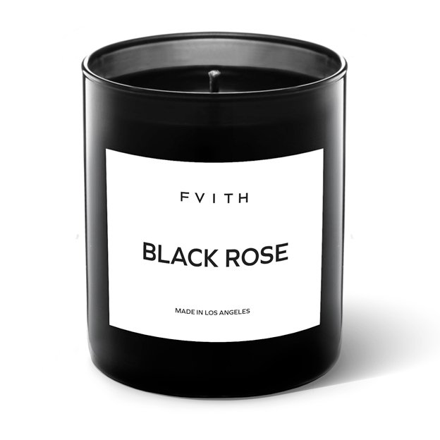 Black Rose Mini Candle