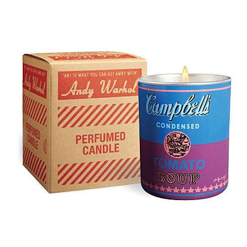 Campbell Blue Purple Candle