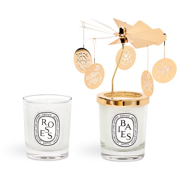     Two Mini Candles & Carousel Gift Set