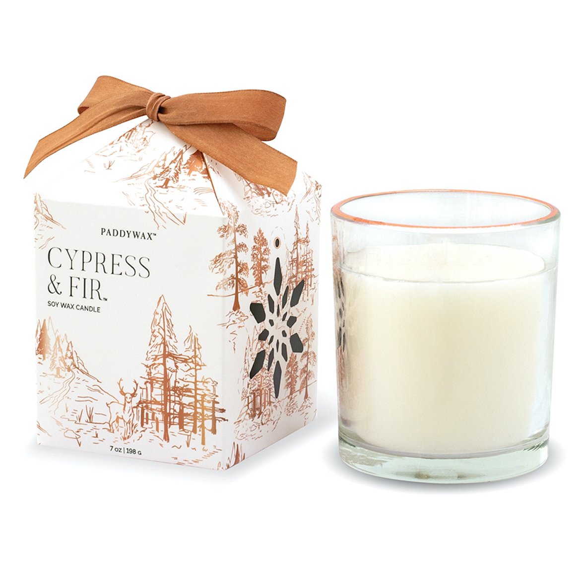 Cypress & Fir Boxed Clear Candle