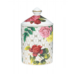 Harlem Candle Company Lady Day White Floral Ceramic Candle