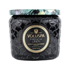 Voluspa French Linen Petite Jar Candle