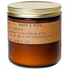 P.F. Candle Co. Amber & Moss Large Candle