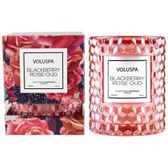 Voluspa Blackberry Rose Oud Icon Cloche Cover Candle