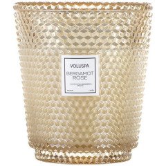 Voluspa Bergamot Rose 5 Wick Hearth Candle