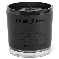 Archipelago Black Forest Leather Wrapped Candle