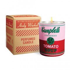 Andy Warhol Campbell Pink Red Candle