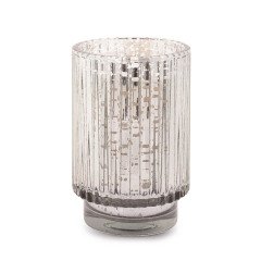 Paddywax Tall Silver Mercury Glass Candle